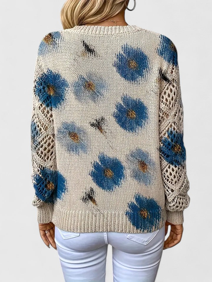 Nia | Elegant Floral Jumper