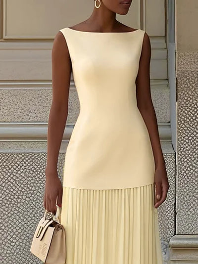 Molly | Pleated Long Dress