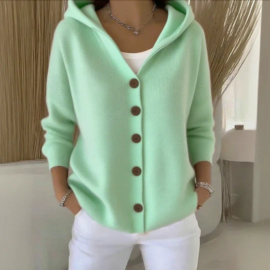 Fleur | Soft Hooded Cardigan