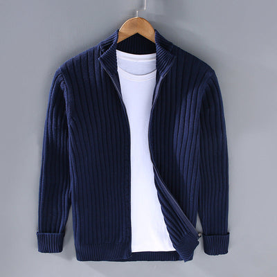 Giovanni | Knitted Zip Cardigan