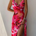 Sydney | Women Floral V Neck Midi Dress