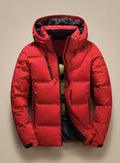 Leon | Men's Winter Jacket Insulated Hooded Jacket Removable Hood