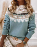 Juniper | Fair Isle Jumper Blue