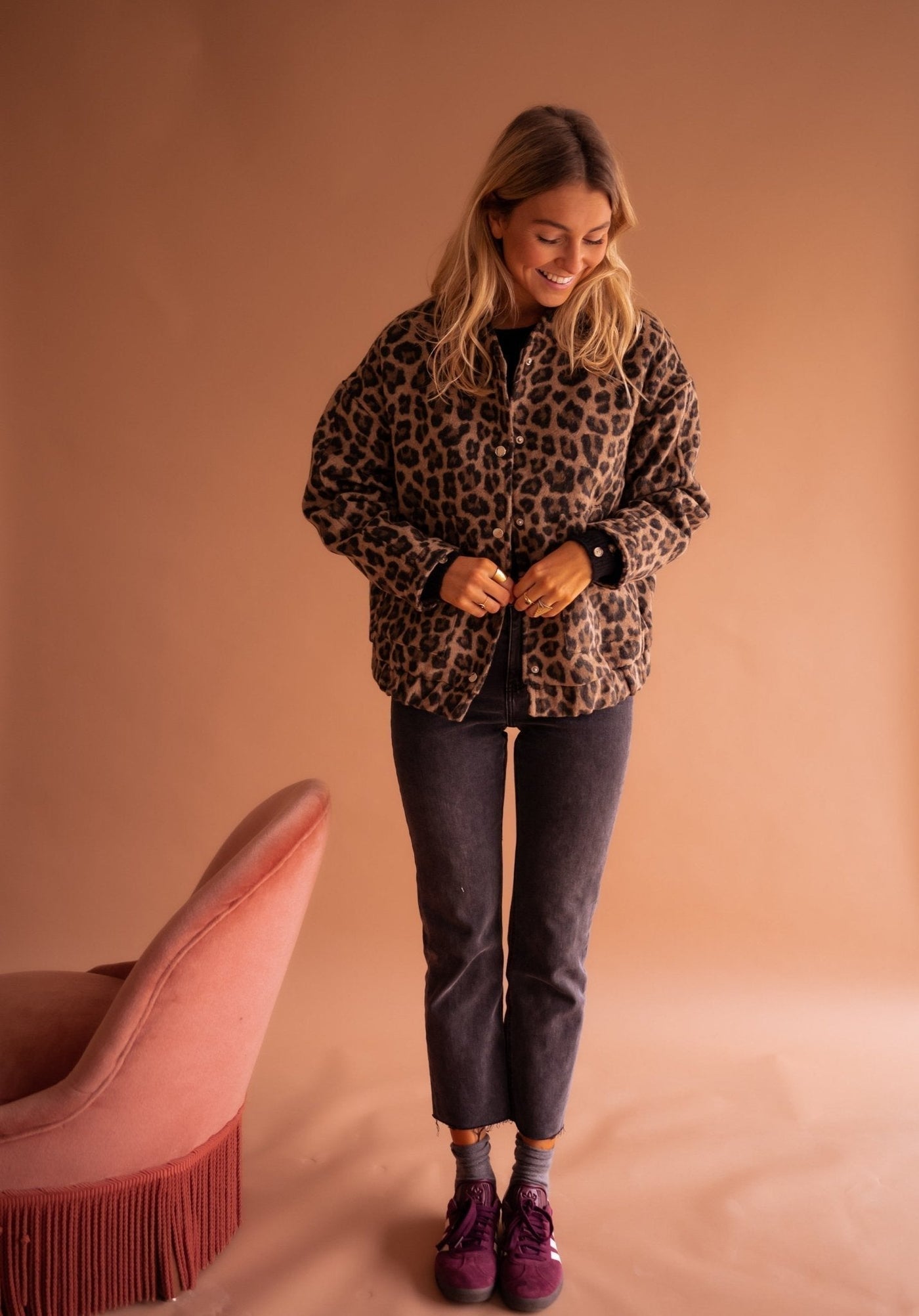 Luna | Leopard Print Jacket