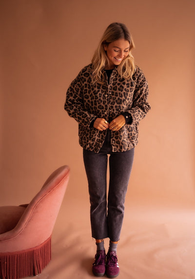 Luna | Leopard Print Jacket