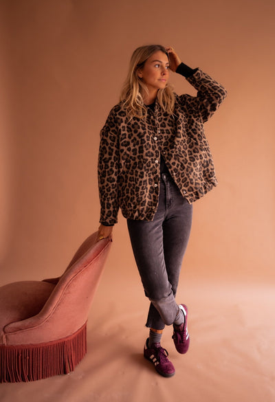 Luna | Leopard Print Jacket