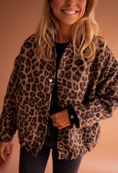 Luna | Leopard Print Jacket