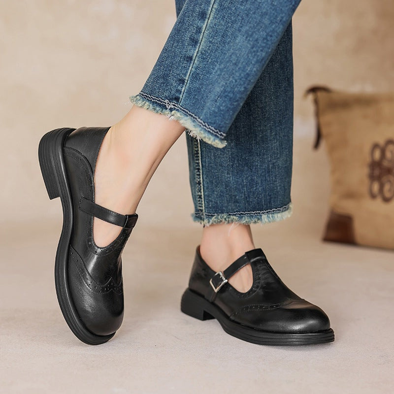 Giulia | Autumn Leather House Shoes