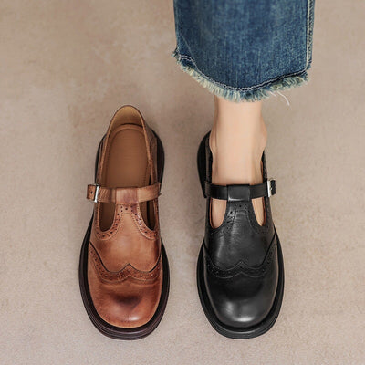 Giulia | Autumn Leather House Shoes
