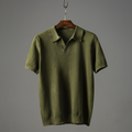 Jayden | Men's Textured Short Sleeve Classic Polo Shirt
