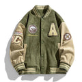Gregory | Men's Varsity Button Up Bomber Jacket
