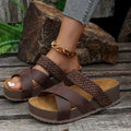 Morgan | Womens Orthopedic Platform Slide Sandals