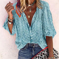Claire | Women Printed Button Down Casual Blouse