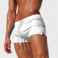 Leo | Fitted Men's Swim Shorts with Contrast Waistband
