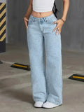 Daisy | Women’s Light Wash Wide Leg Jean