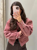 Faith | Women's Cropped Zip Up Bomber Jacket