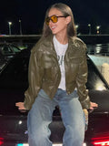 Grace | Women's Zip Up Biker Style Jacket